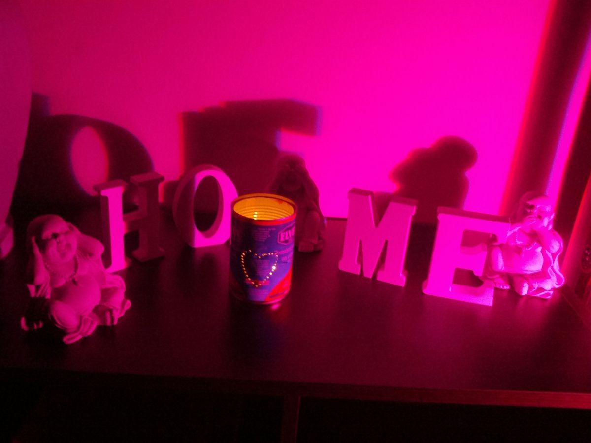 Sfeervolle kaars (thema liefde)