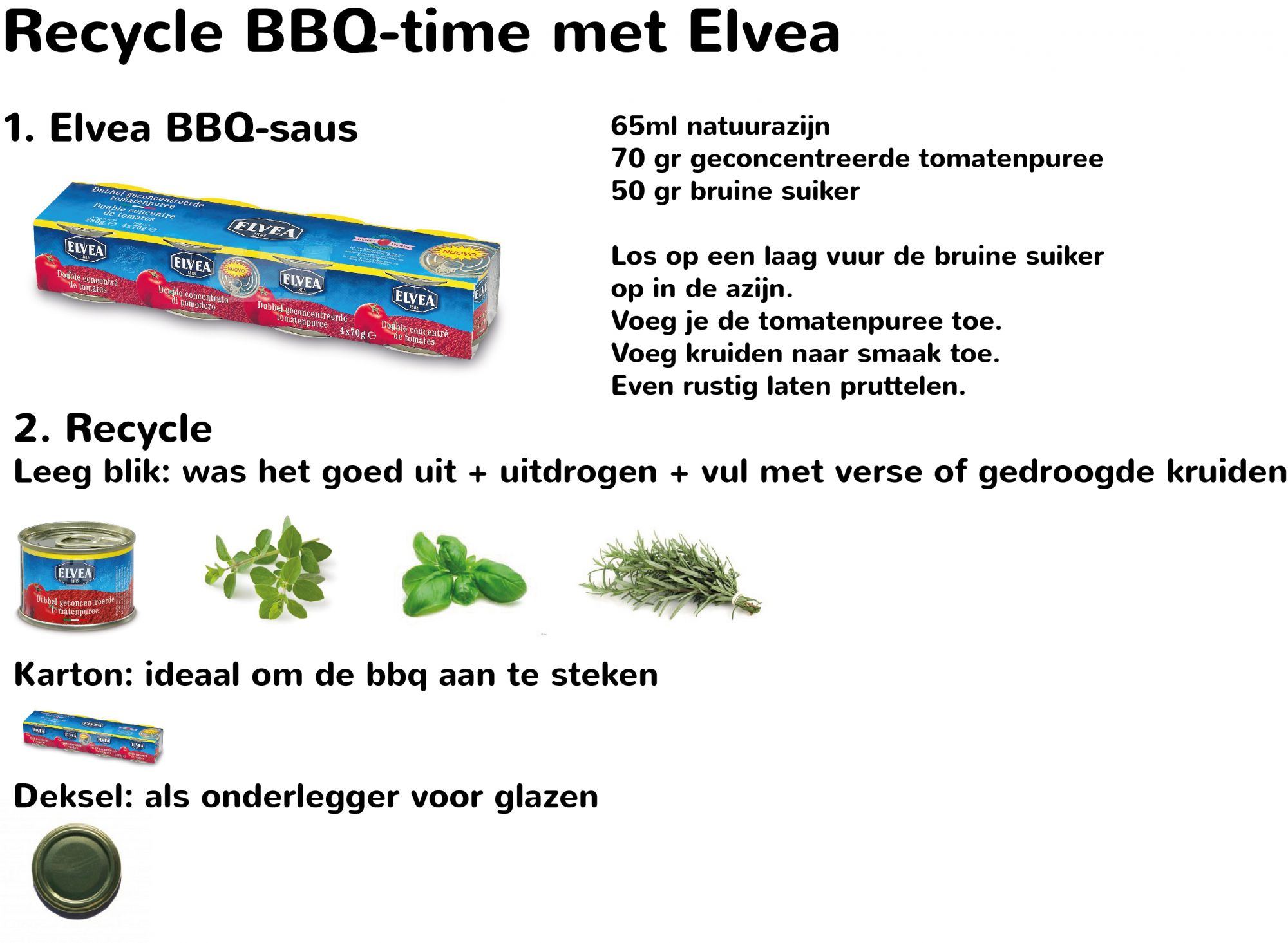 Recycle BBQ-time met Elvea